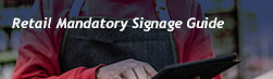Retail Mandatory Signage Guide