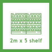 2m x 5 Shelf