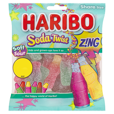 Haribo Soda Twists 160g