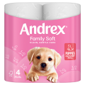 Andrex Family Soft 4pk