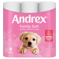 Andrex Family Soft 9pk