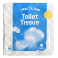 Local Living Toilet Roll 9pk